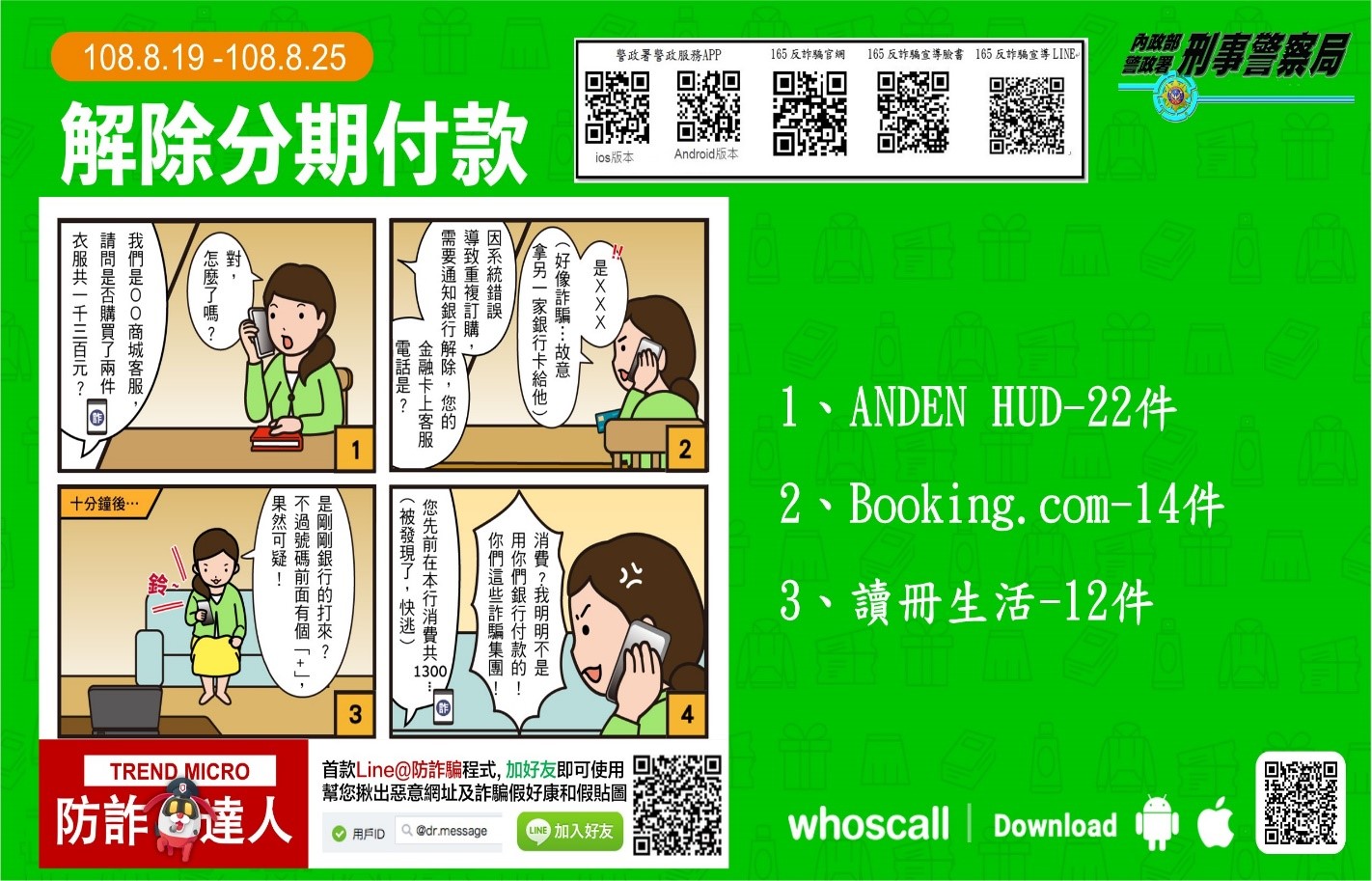 108/8/19-108/8/25民眾通報高風險賣場(平臺)